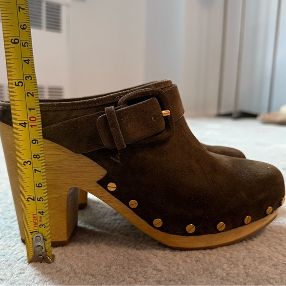 Veronica Beard Brown Suede Mules - Size 7 - Picture 4 of 5